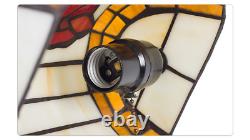 10 Tiffany Style Deck Table Lamp Bedside Night Light Colorful Glass
