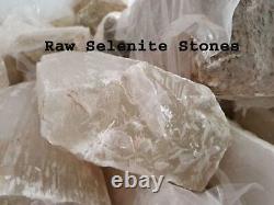 12x30 Rectangle Selenite Dining Table Healing Crystal Gemstone Handmade Arts