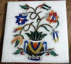 15 Inches Marble Wall Panel Floral Art Inlay Work wall Scenery for Living Room