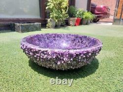 18 Amethyst Natural Stones Washbasin/ Amethyst Sink Handmade Work Home Decor