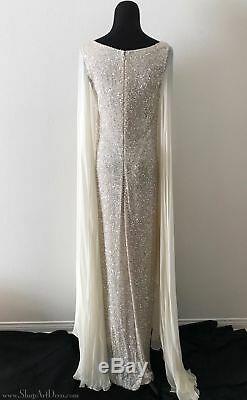 1930s Style Art Deco Evening Gown Teri Jon by Rickie Freeman NWT