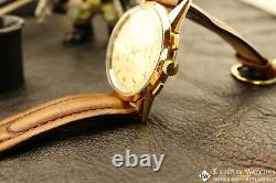 1950s Serviced Vintage Chronographe Suisse 18K Gold Lemania Cal 1270 (320 / 321)