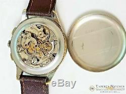 1950s Serviced Vintage Officers Lemania Chronograph cal 1270 (320 / 321) Watch