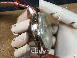 1960's Serviced Vintage Cauny Prima Chronograph Watch Gold Plated Landeron 248