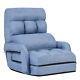 2 In 1 Folding Lazy Sofa Lounger Floor Gaming Armchair Bed Recliner Adjustable