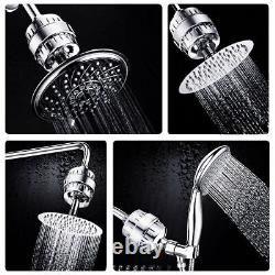 20 Stage Shower Filter with Vitamin C E for Hard Water Showerhead Filter, 10-Pack