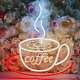 28coffe Cafe Neon Sign Light Food Shop Night Lamps Wall Led Hanging Art Decor