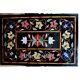 30 X 48 Inches Marble Dining Table Top Floral Design Inlay Work From Vinatge Art