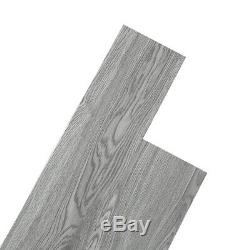 36pcs Room Floor Tiles Vinyl PVC Flooring Planks Self-adhesive Tile Light Grey