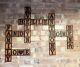 3d Tiles Scrabble Wooden Letter Wall Art Plywood Finished Oil Decor Teen's 14cm