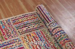 5x8 9x12 ft Handmade Cotton Jute Rug Indien Dining Room rug Living room Carpets