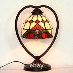 7 Tiffany Style Deck Table Lamp Bedside Night Light Colorful Glass