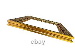 A4 Ornate Dahlia Style Gold Picture Frame Photo Frames Modern Home Decor Frame