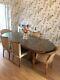 Amazing Art Deco Walnut Burr 7ft Dining Table Seats 8 Chairs Handmade Suffolk
