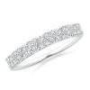 Angara Art Deco Style Diamond Stackable Band In 14k Solid Gold