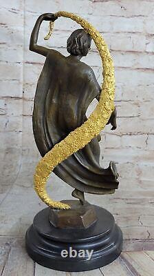 After Guirande (French, active 20th century), Art Deco style patinated Art NR