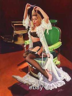 Alberto Vargas HOLLYWOOD PINUP Carole Landis 30s Art Deco MidCentury Pin-Up 26