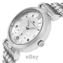 Alexander Swiss Made Stainless Bracelet Ladies Quartz Sapphire Crystal Watch