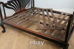 Antique 6ft Art Deco Anglo-Indian Colonial Raj Super King Size Four Poster Bed