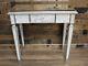 Antique Crackle Mirrored Glass Dressing Table Hall Console Table Side Lamp Table