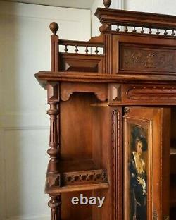 Antique Display Cabinet, French 19th Century Cabinet, Vintage Cabinet