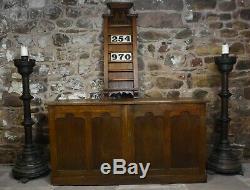 Antique church vestry cabinet, with provenance, 1929 Suitable kitchen island