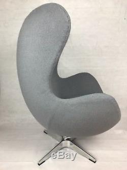 Arne Jacobsen Inspired Egg Chair Grey Cashmere BrandNew