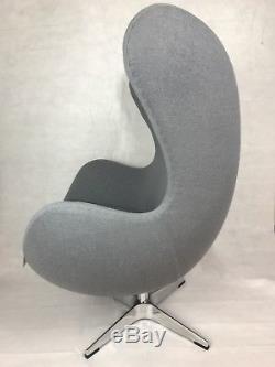 Arne Jacobsen Inspired Egg Chair Grey Cashmere BrandNew