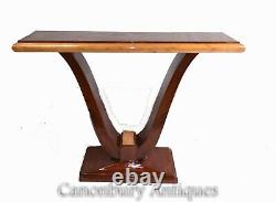 Art Deco Hall Table Rosewood Console Tables
