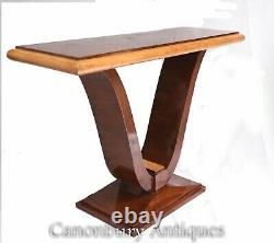 Art Deco Hall Table Rosewood Console Tables