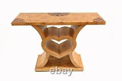 Art Deco Heart Hall Table Console Tables