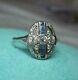 Art Deco Style 2.00 Ct Lab-created Diamond Engagement & Wedding Ring 925 Silver