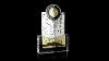 Art Deco Style 20thc French Silver Gilt U0026 Glass Clock Puiforcat C 1990