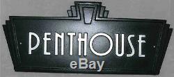 Art Deco Style House Name Plaque sign door plaque retro sign 1930s 1940s