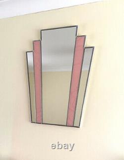 Art Deco Wall Mirror Calypso Pink Blush