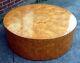 Art Deco Antique Radial Burr Walnut Cylinder Coffee Occasional Side Lamp Table