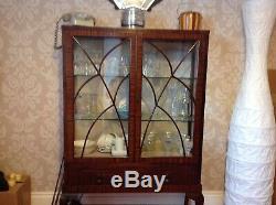 Art Deco display cabinet. Gin cabinet. Vintage drinks cabinet. Shabby Chic