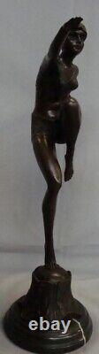 Art Nouveau Style Statue Sculpture Art Deco Style Bronze