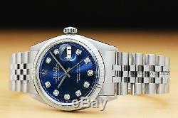 Authentic Rolex Mens Datejust Rolex 18k White Gold Bezel Watch & Rolex Band