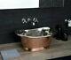 Bathtub Basin Sink -copper Sink Oval-copper Bathroom Countertop Sink