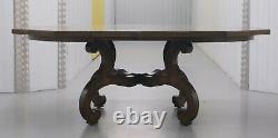Beautiful Walnut Hispania Dining Table With Four Chairs By Drexel