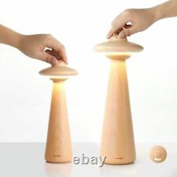 Bedroom Wooden Table Lamps LED Cozy Home Lights Decoration Style Knob Switching