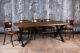 Bespoke Industrial Style 250cm Reclaimed Pine And Steel Kitchen Dining Table