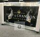 Black Moet & Chandon Champagne Picture With 3d Glasses And Sparkle Detail