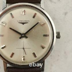 C. 1966 Vintage Longines Calatrava Art Deco dial watch ref. 2757-370 in steel