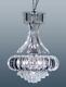Circle Chandelier Acrylic Prism Ceiling Light Pendant Fitting Large Medium Small