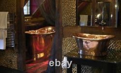 Copper Bathtub sink Countertop vanity- Vintage Bath Basin Bathroom