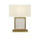 Cubis Table Lamp Modern Art Deco Style In Satin Bras And Glass With Velvet Shade