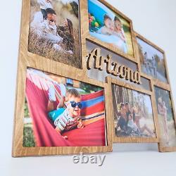 Custom Collage Picture Frames Multi photo Frame Wooden Wall Decor personalized