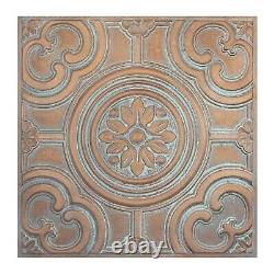 Decorative tin wall tiles suspended ceiling panels PL50 Weather copper 10pcs